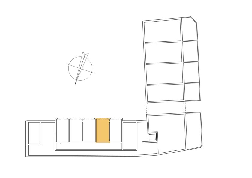 Plánek budovy Garáž 2