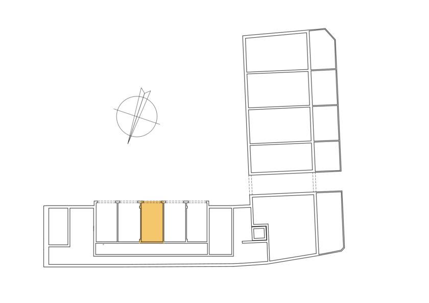 Plánek budovy Garáž 3