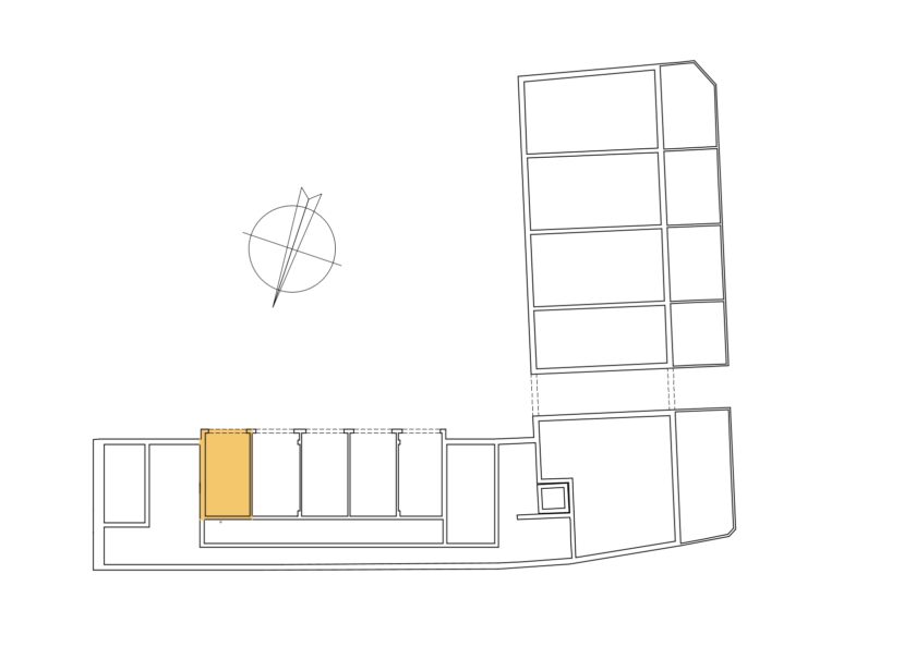 Plánek budovy Garáž 5